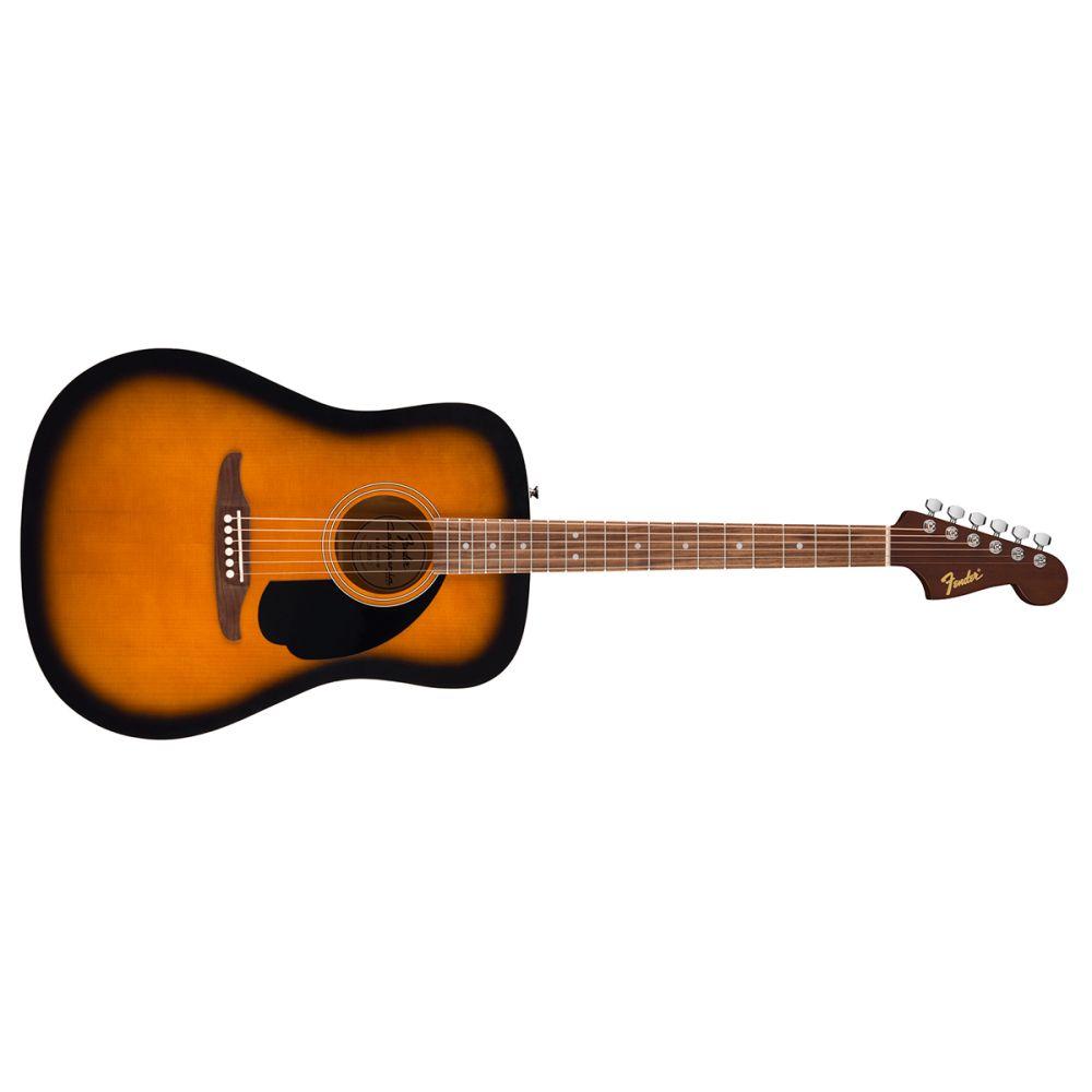 Guitarra Acústica Fender California Redondo Sunburst-5