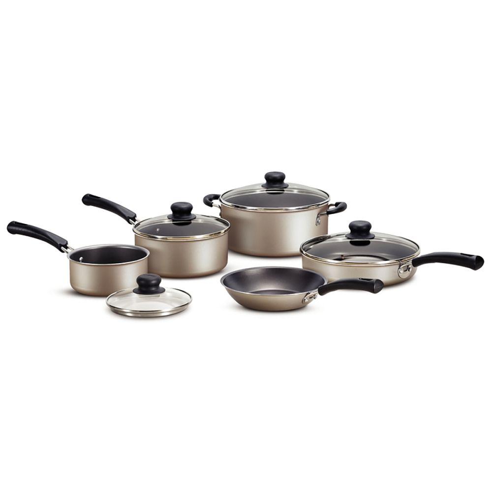 Batería De Cocina Tramontina 9 Piezas Gris-0