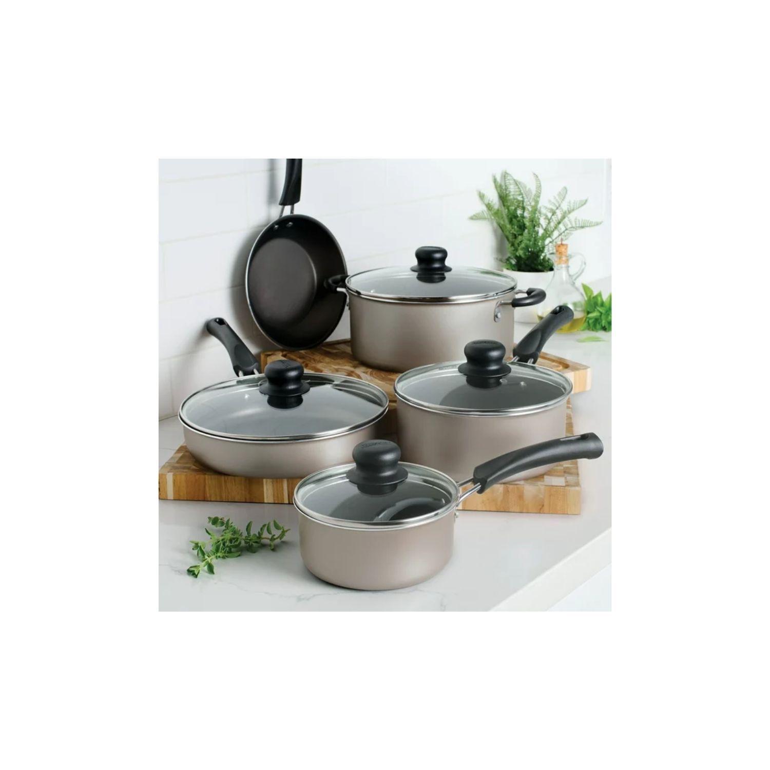Batería De Cocina Tramontina 9 Piezas Gris-2