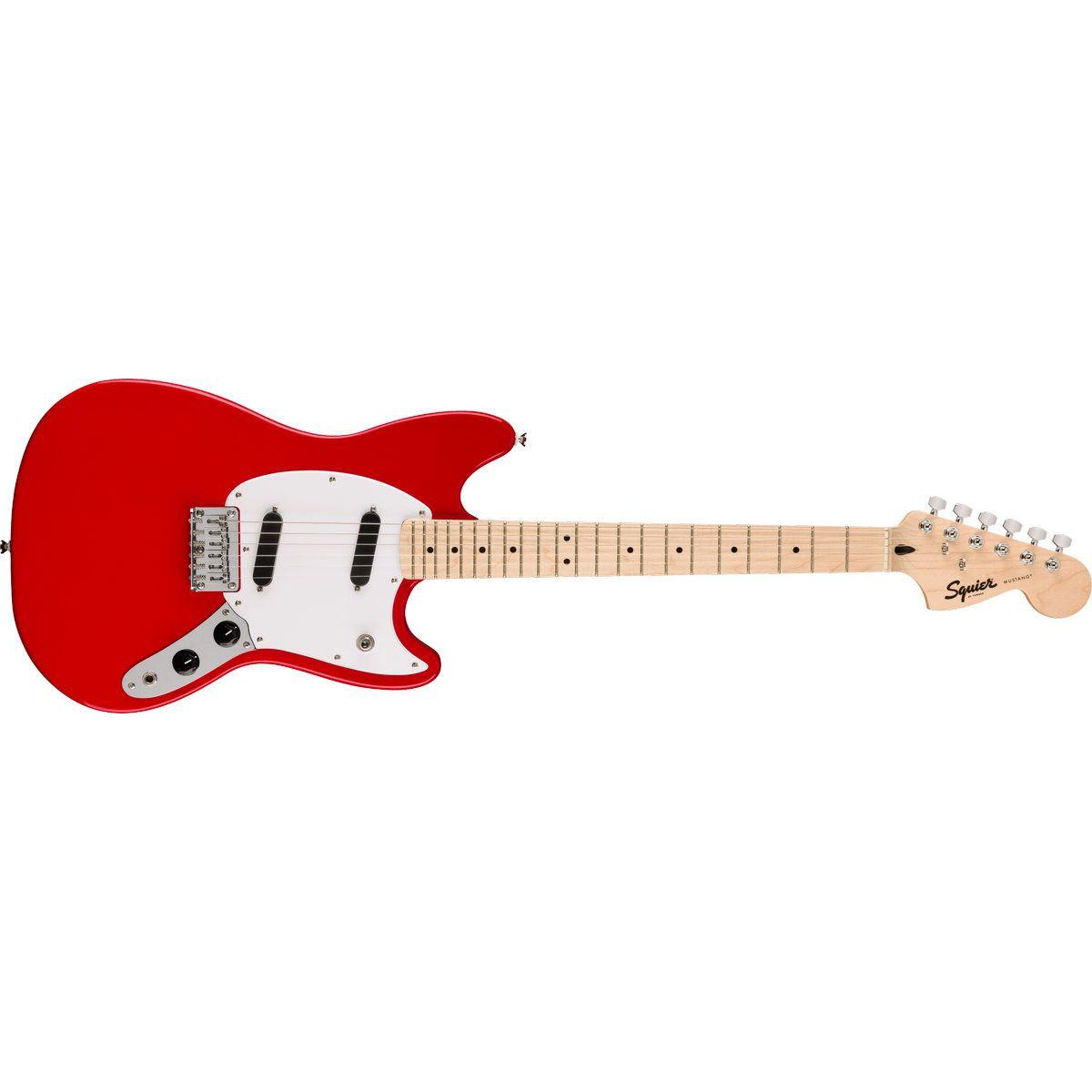 Guitarra Eléctrica Sonic Mustang Squier Torino Red-3