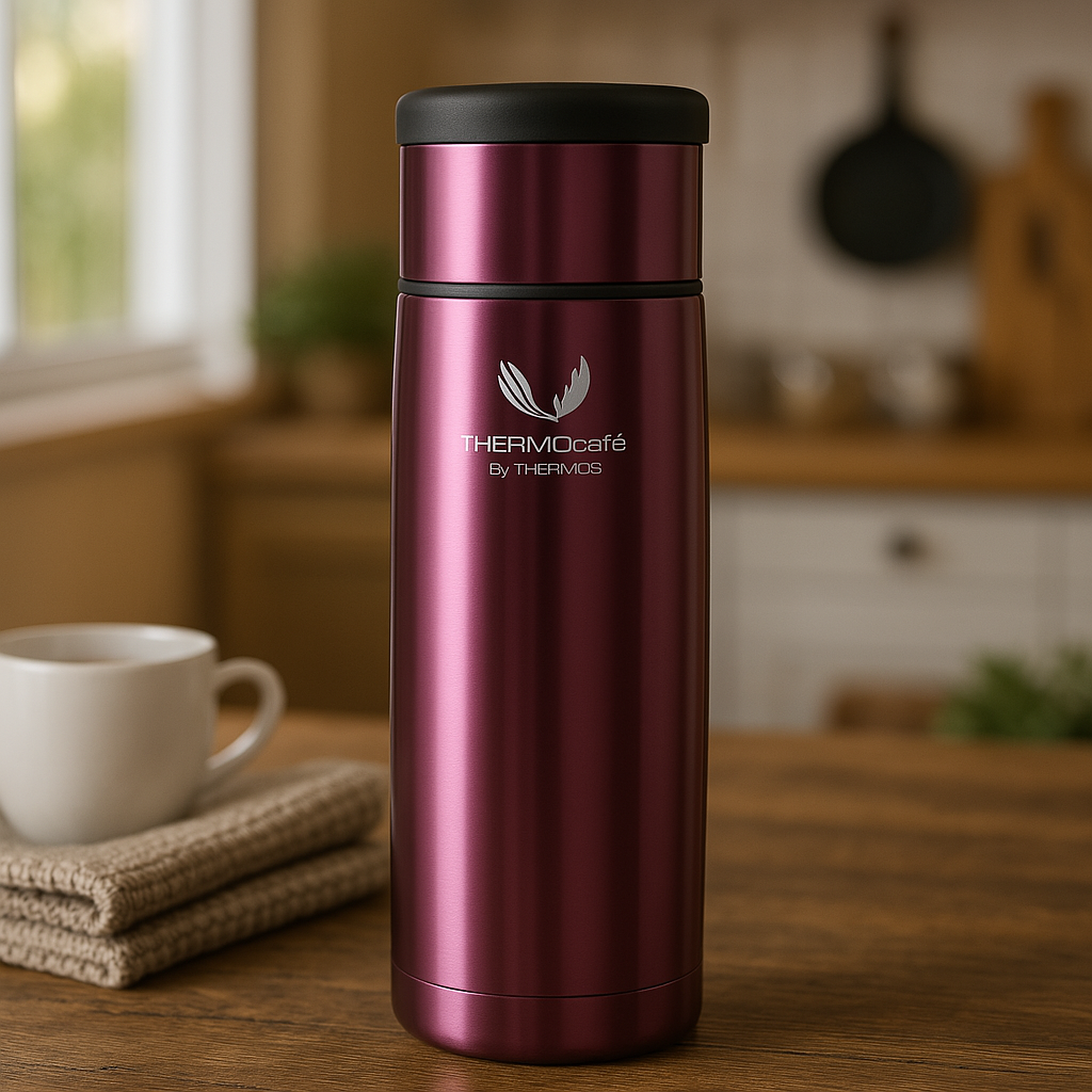 Termo Líquido Thermos Acero Inoxidable 1lt Púrpura-3