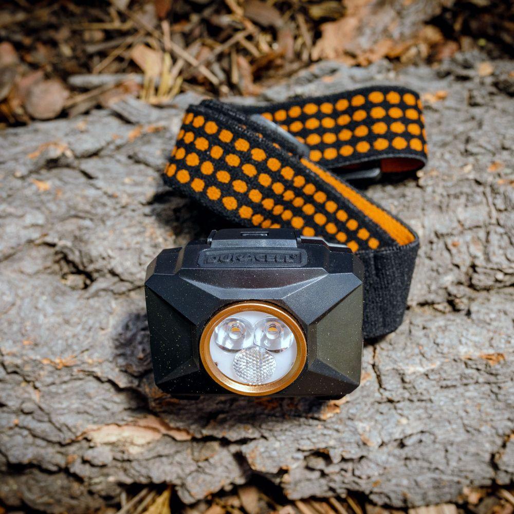 Linterna de cabeza Duracell manos libres 200 lumen +3AAA-5