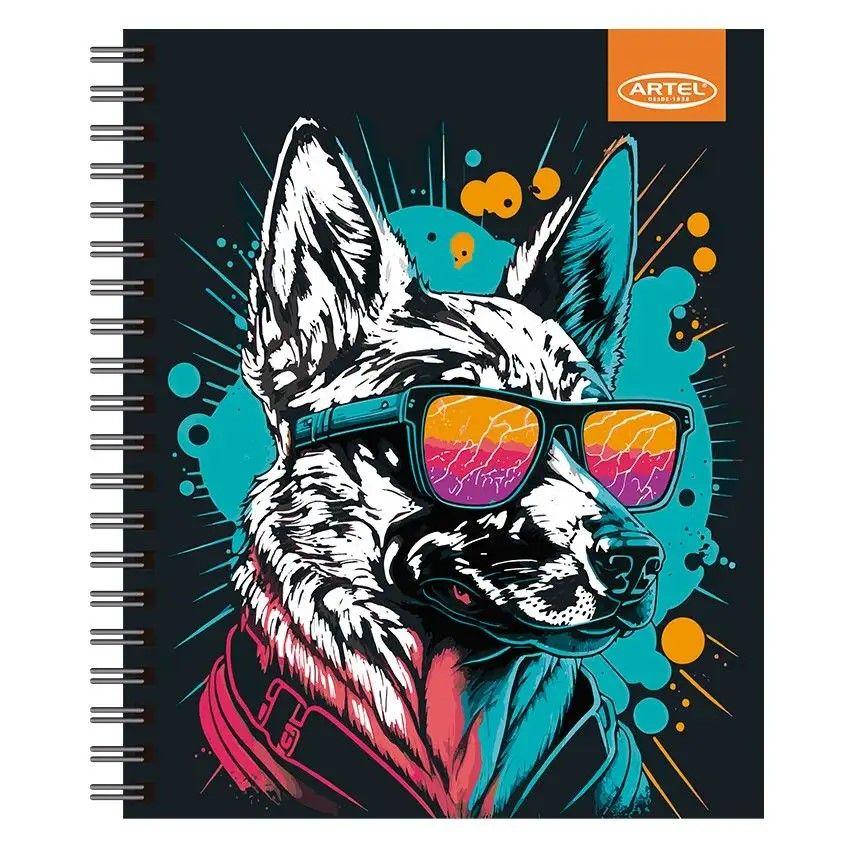 Artel Cuaderno Universitario Animales Divertidos 100hj 10ud-1