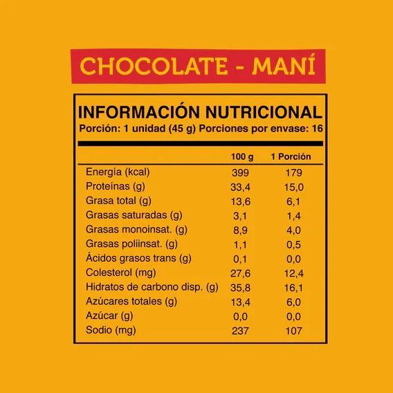 Barritas Wild Protein 15gr Chocolate Maní 16 unidades-3