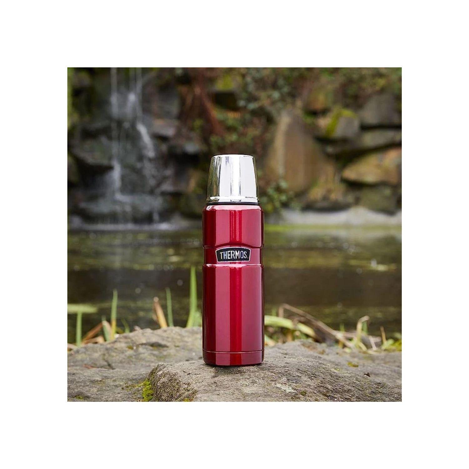 Termo Liquido Thermos King 470ml Acero inoxidable Rojo-4
