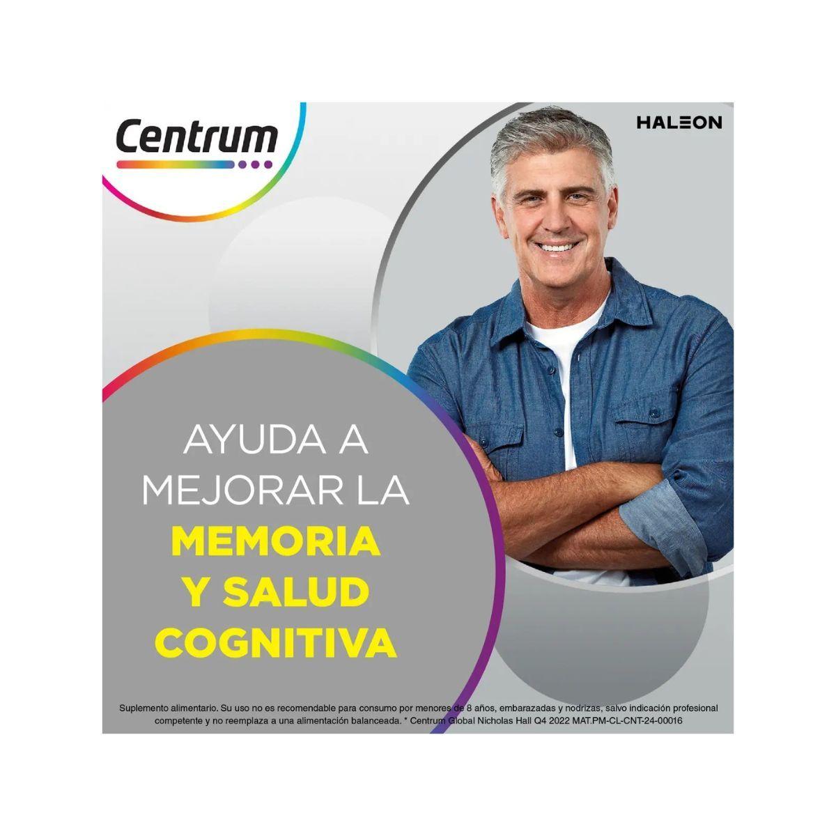 Multivitamínico Centrum Silver Hombre 60 Tabletas-2