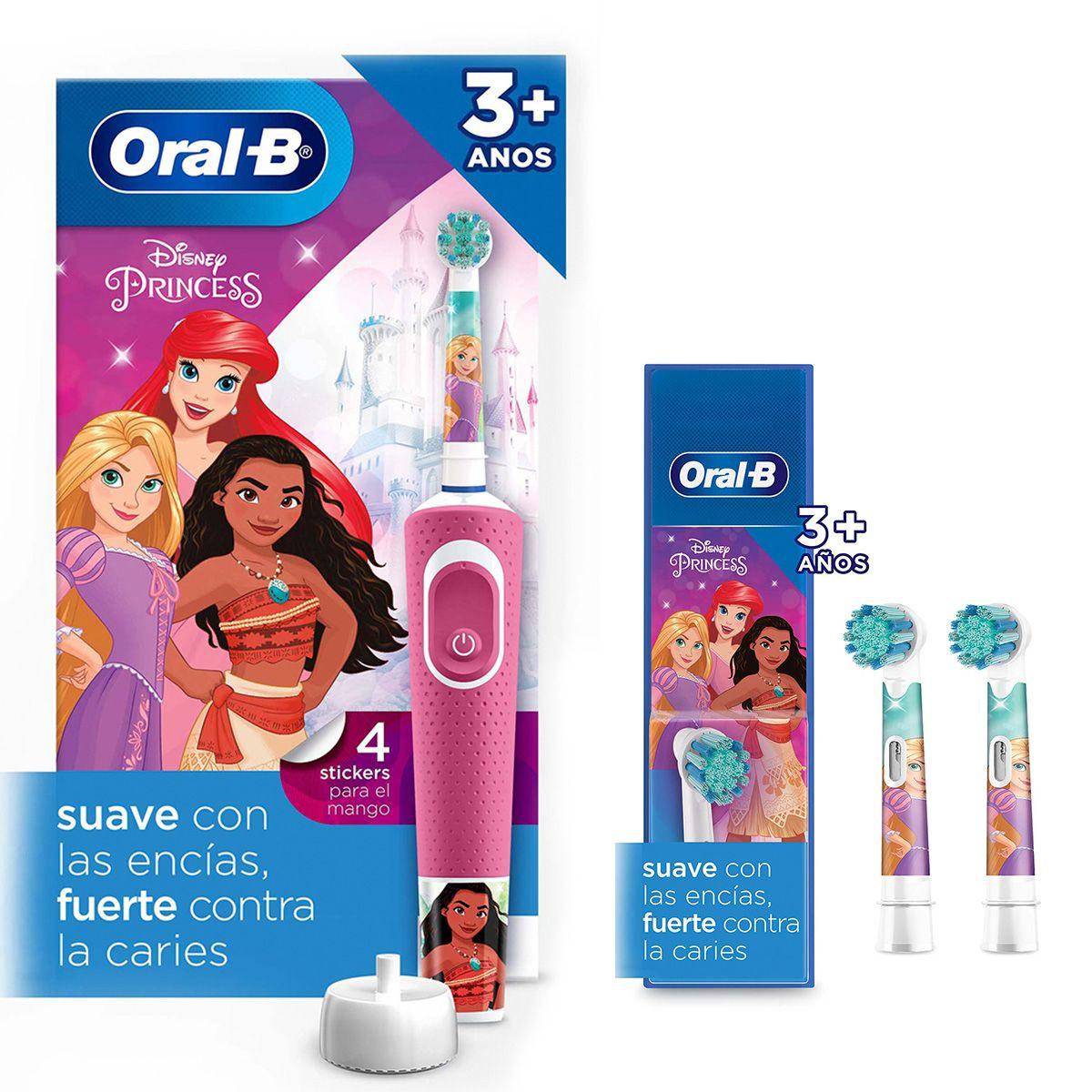 Pack Cepillo Eléctrico Oral-B Vitality Princesa+repuesto 2ud-0