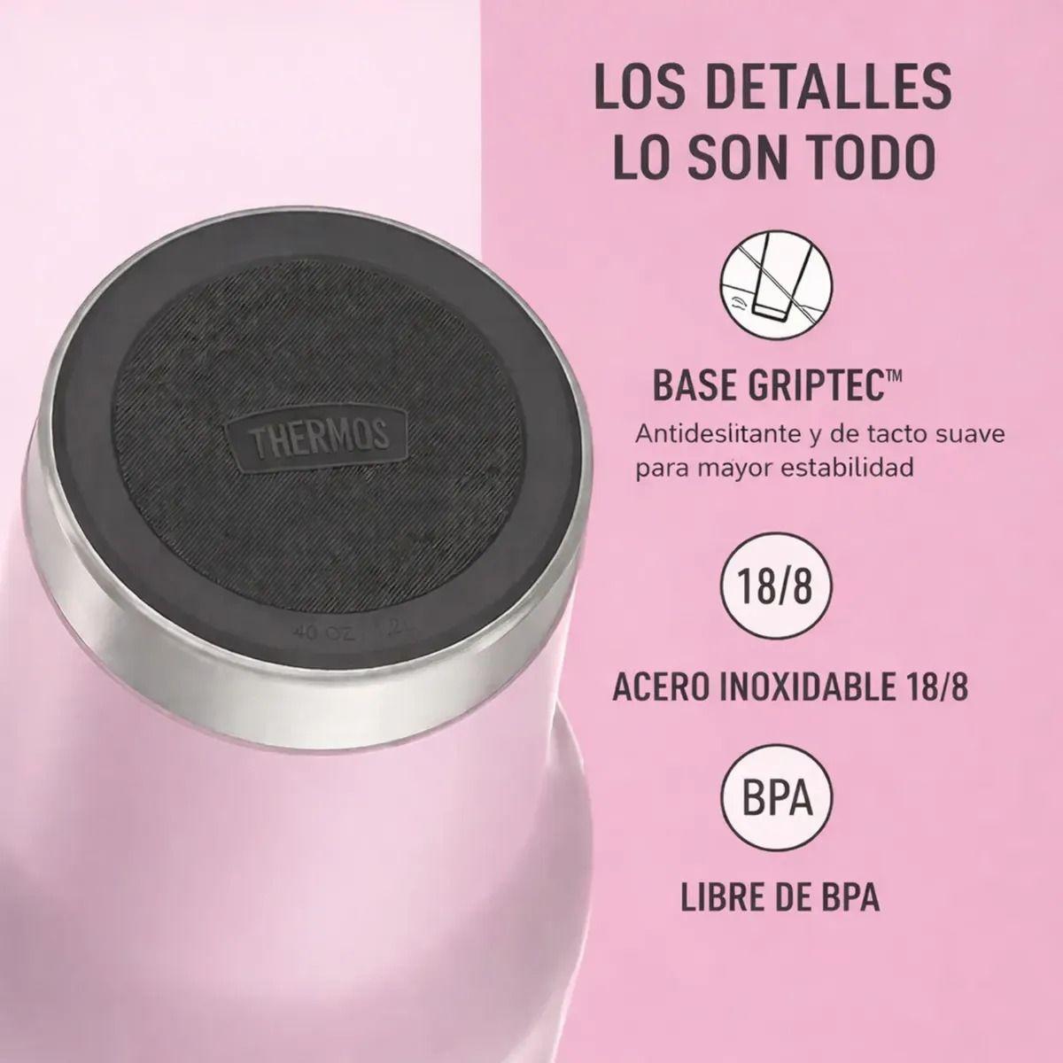Mug de Viaje Thermos Icon 1,2L Acero Inoxidable – Color Pink-2