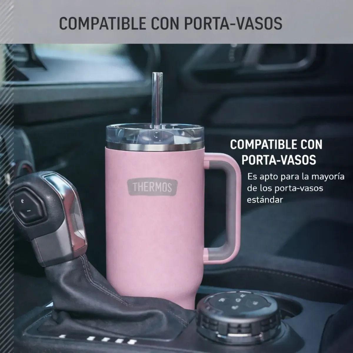 Mug de Viaje Thermos Icon 1,2L Acero Inoxidable – Color Pink-3