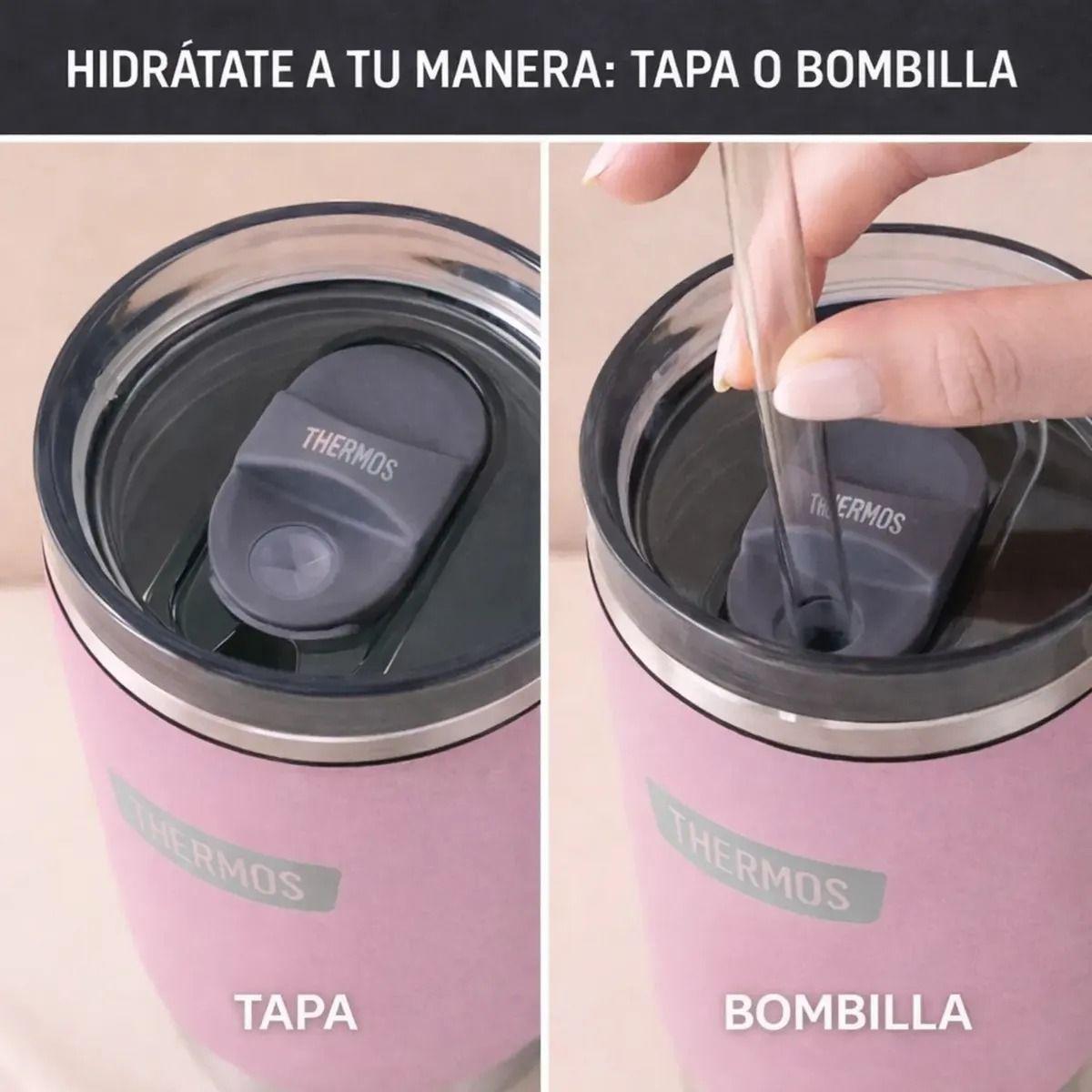 Mug de Viaje Thermos Icon 1,2L Acero Inoxidable – Color Pink-4