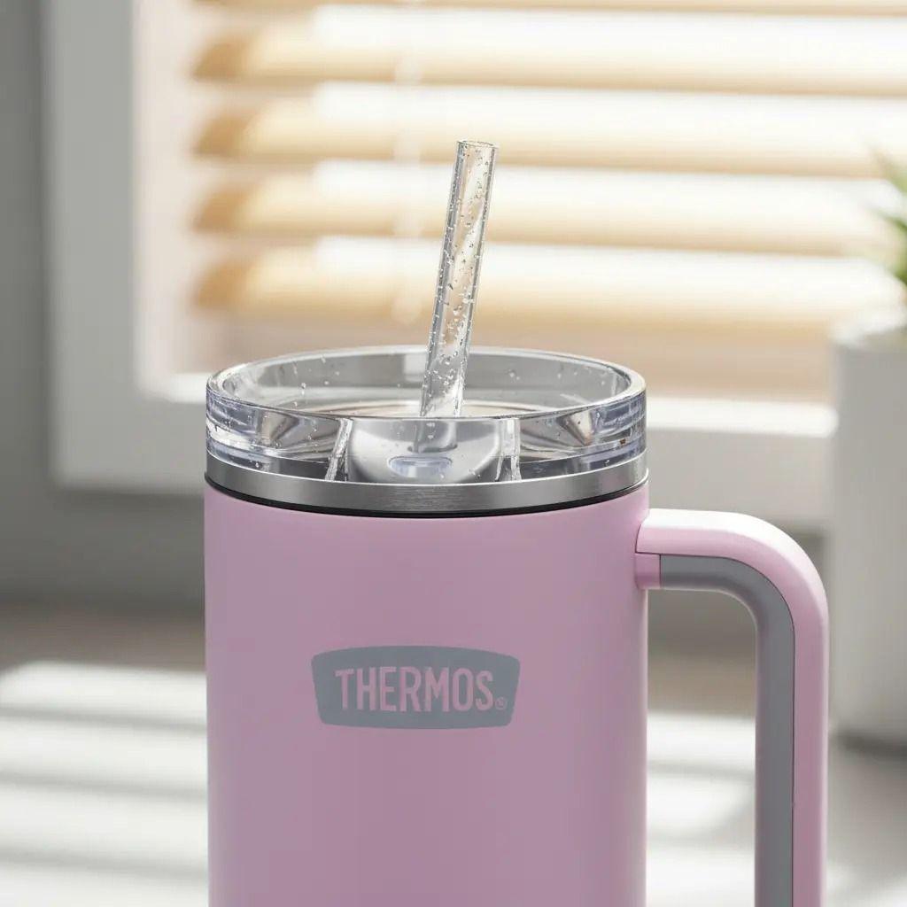 Mug de Viaje Thermos Icon 1,2L Acero Inoxidable – Color Pink-6