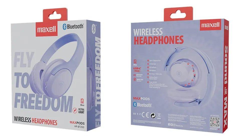 Audífonos Bluetooth Maxell 30Hrs – Color Púrpura-3