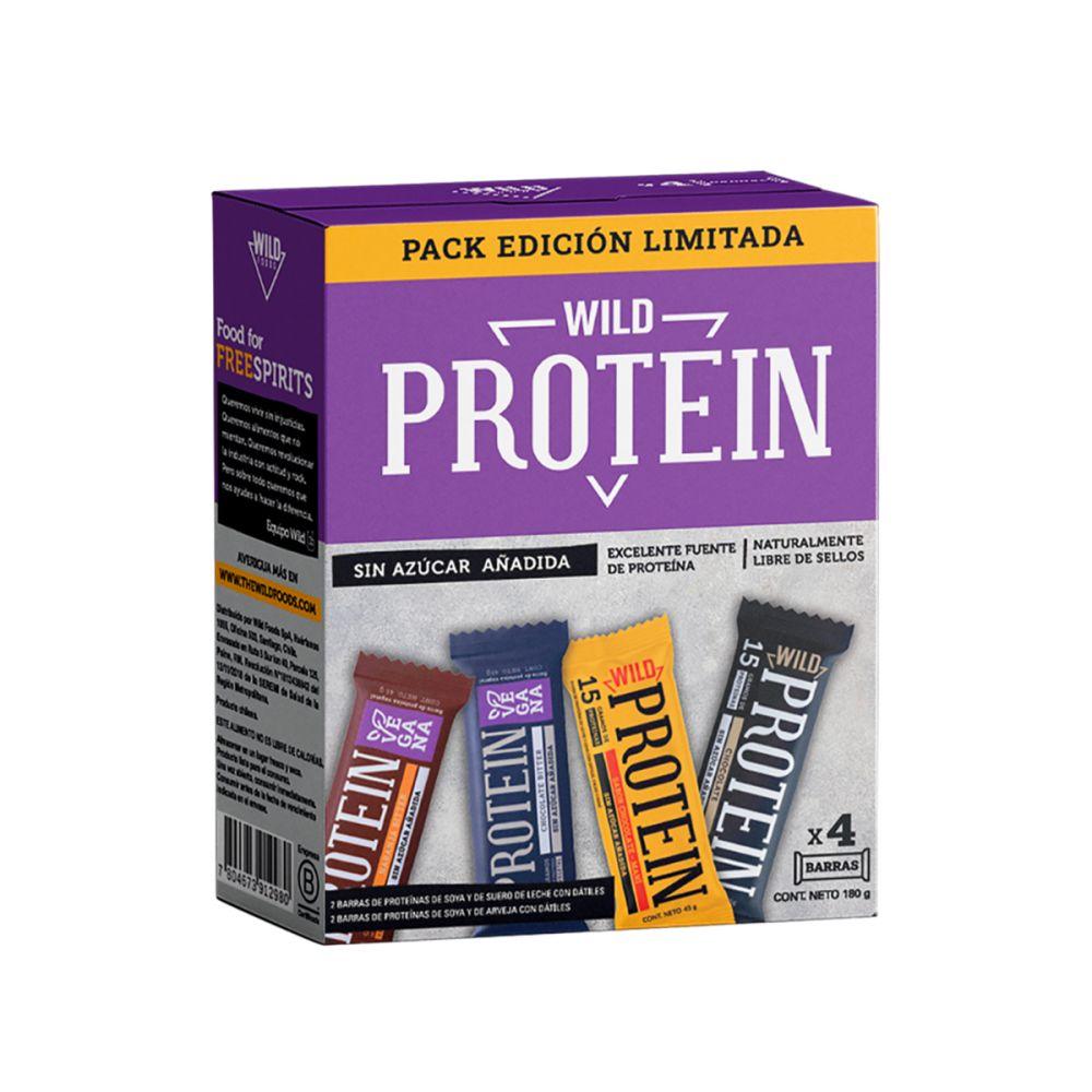 Barra de Proteina Wild Protein mix sabores 45g-0