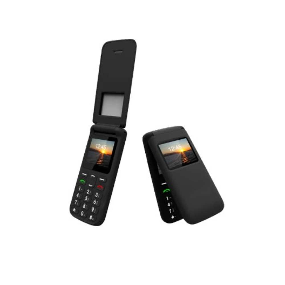 Celular Senior Tecnolab Shell Sos 4G 1.77 Pulgadas Negro-3
