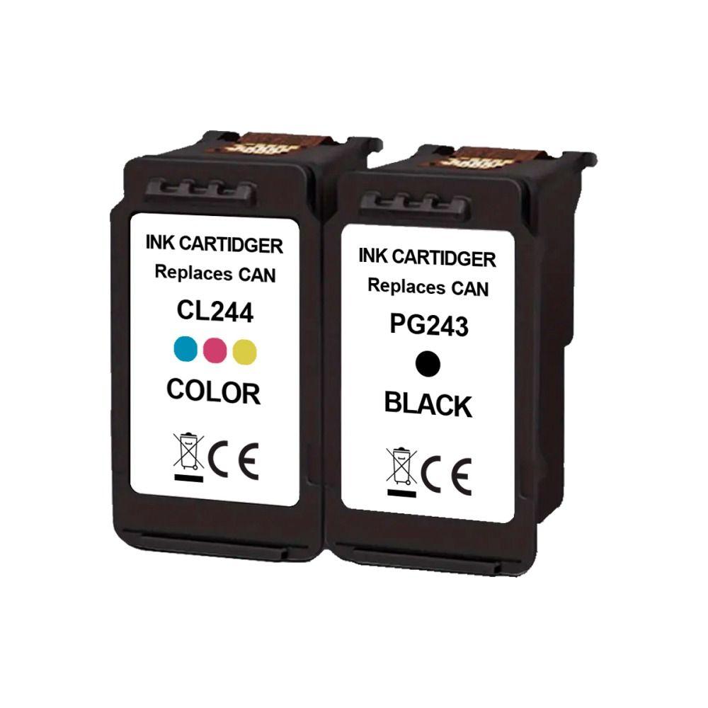 Pack Tintas Canon  Color 244 + Negro 243 Imp.Canon TR4522-1