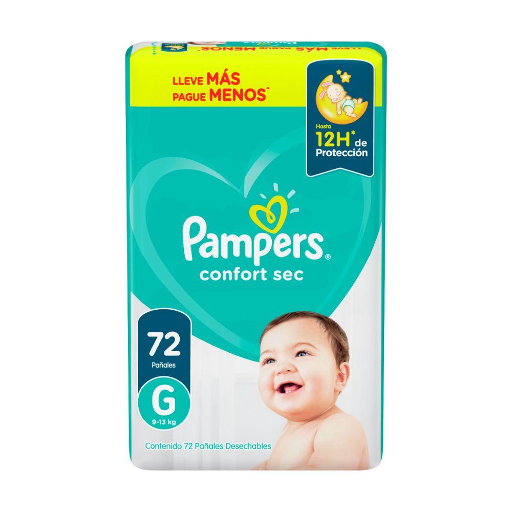 Pampers Pañal Confort Sec G x 72 Uds-0
