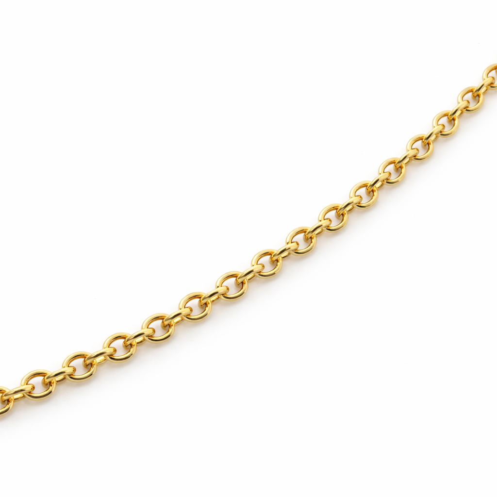 Pulsera Alfiler de Gancho y Colgantes en forma de Estrellas Oro Amarillo 18k-2
