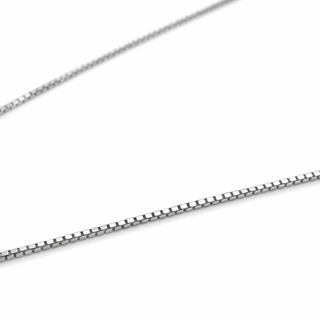 Collar Perla 7mm Oro Blanco 18K-1