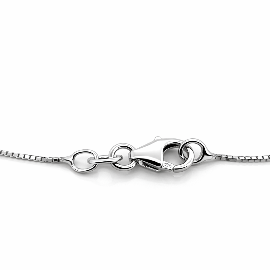 Collar Perla 7mm Oro Blanco 18K-2