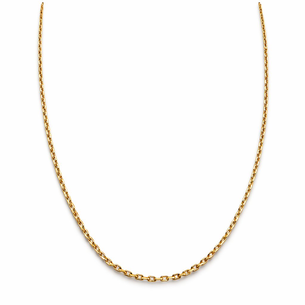 Cadena Clásica Oro Amarillo 18K 0.5mm-0