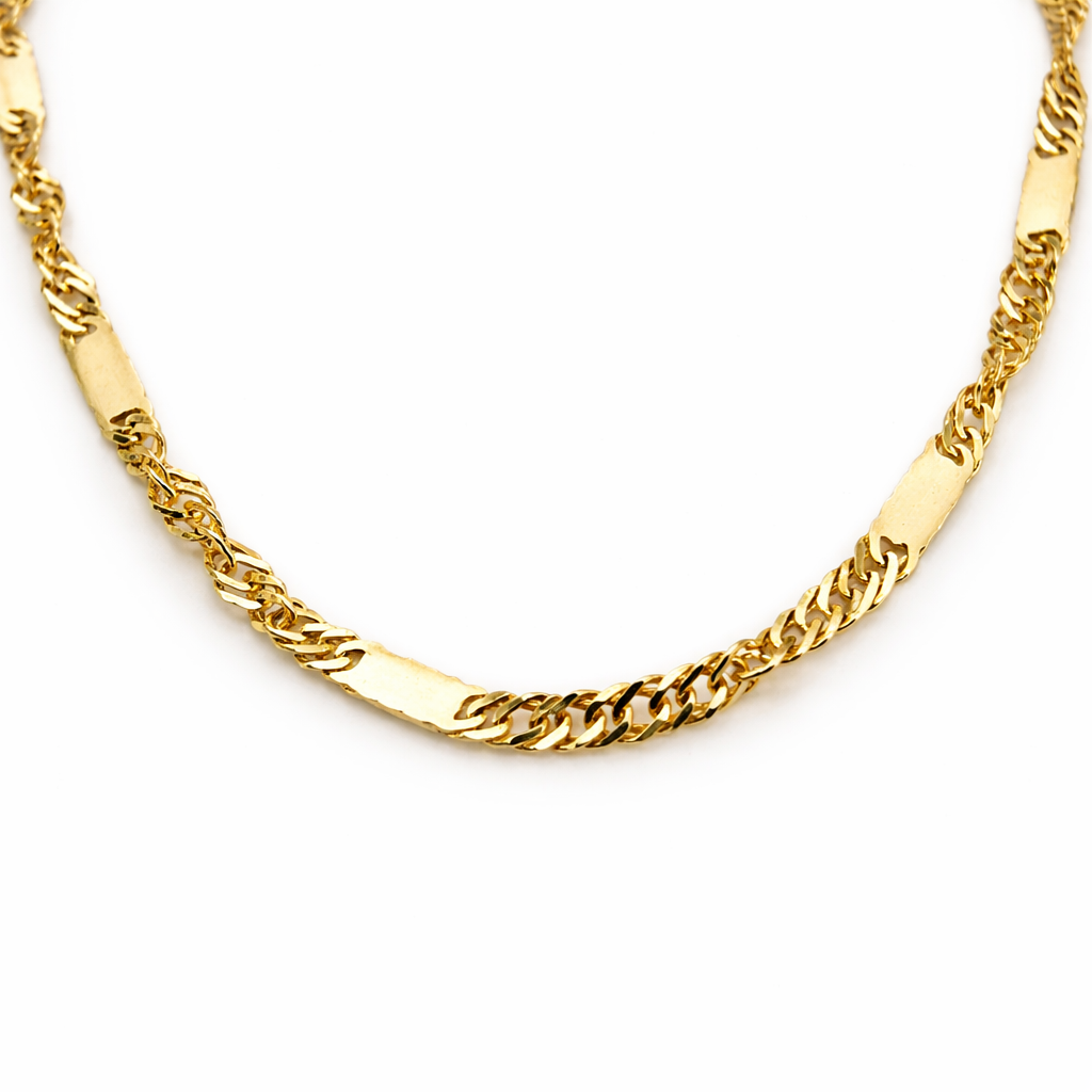 Collar Reflejos Oro Amarillo 18K-2