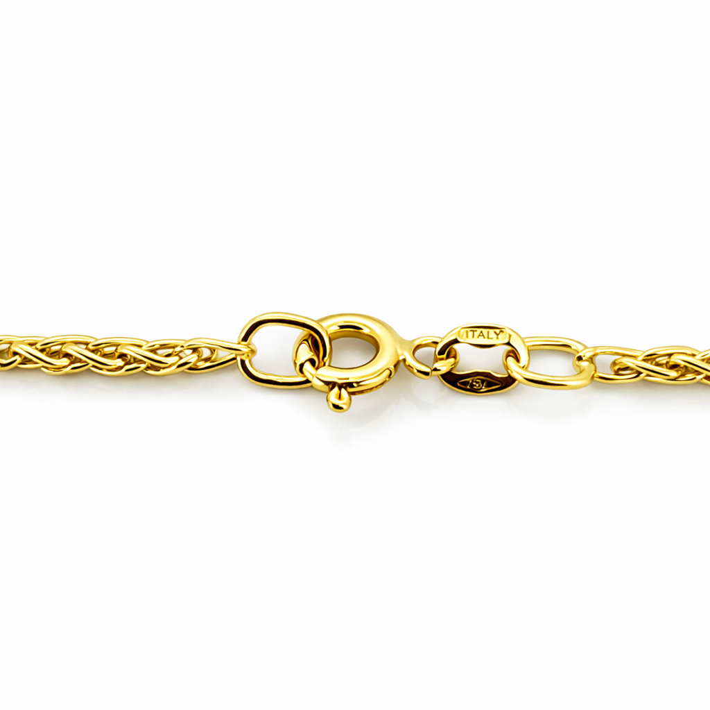 Cadena Espiga Oro Amarillo 18K 50.5cm-2