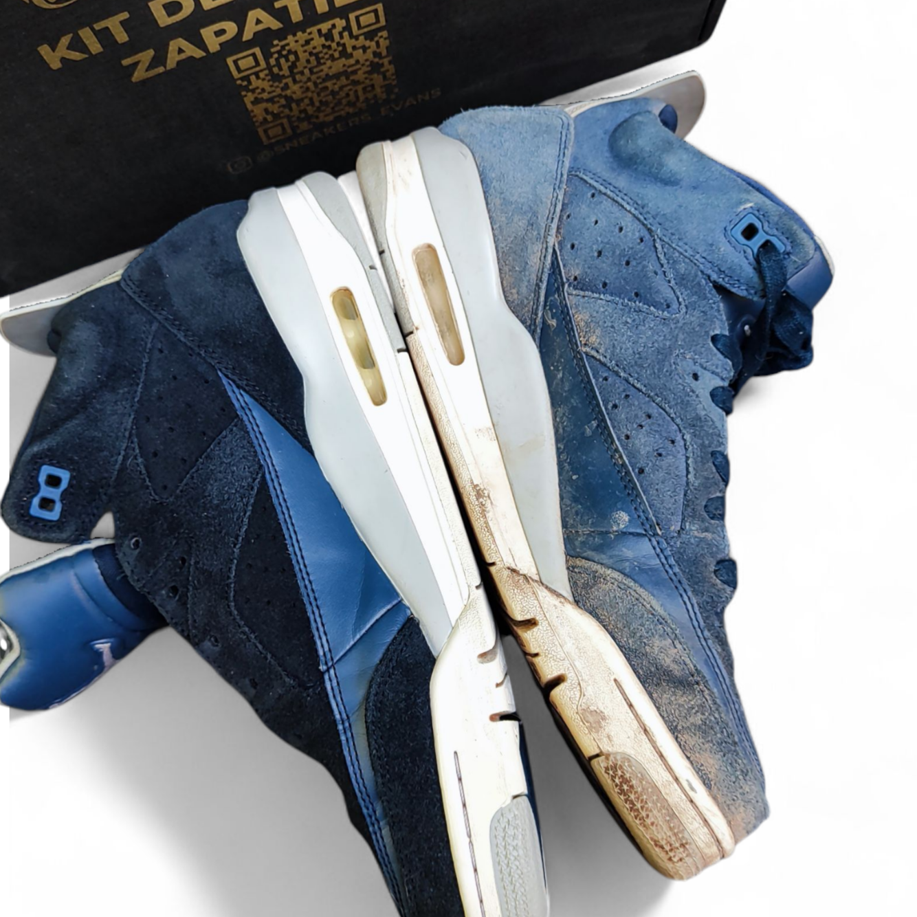 3 Shampoo zapatillas + Hormadores + Cepillo de cobre + Shields + Cepillo fineza media + Paño + Goma -2