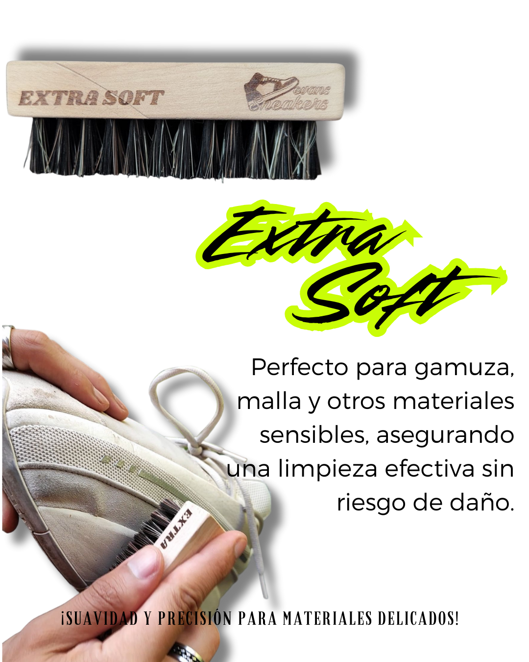 Set 3 Escobillas Premium Para Zapatillas-2