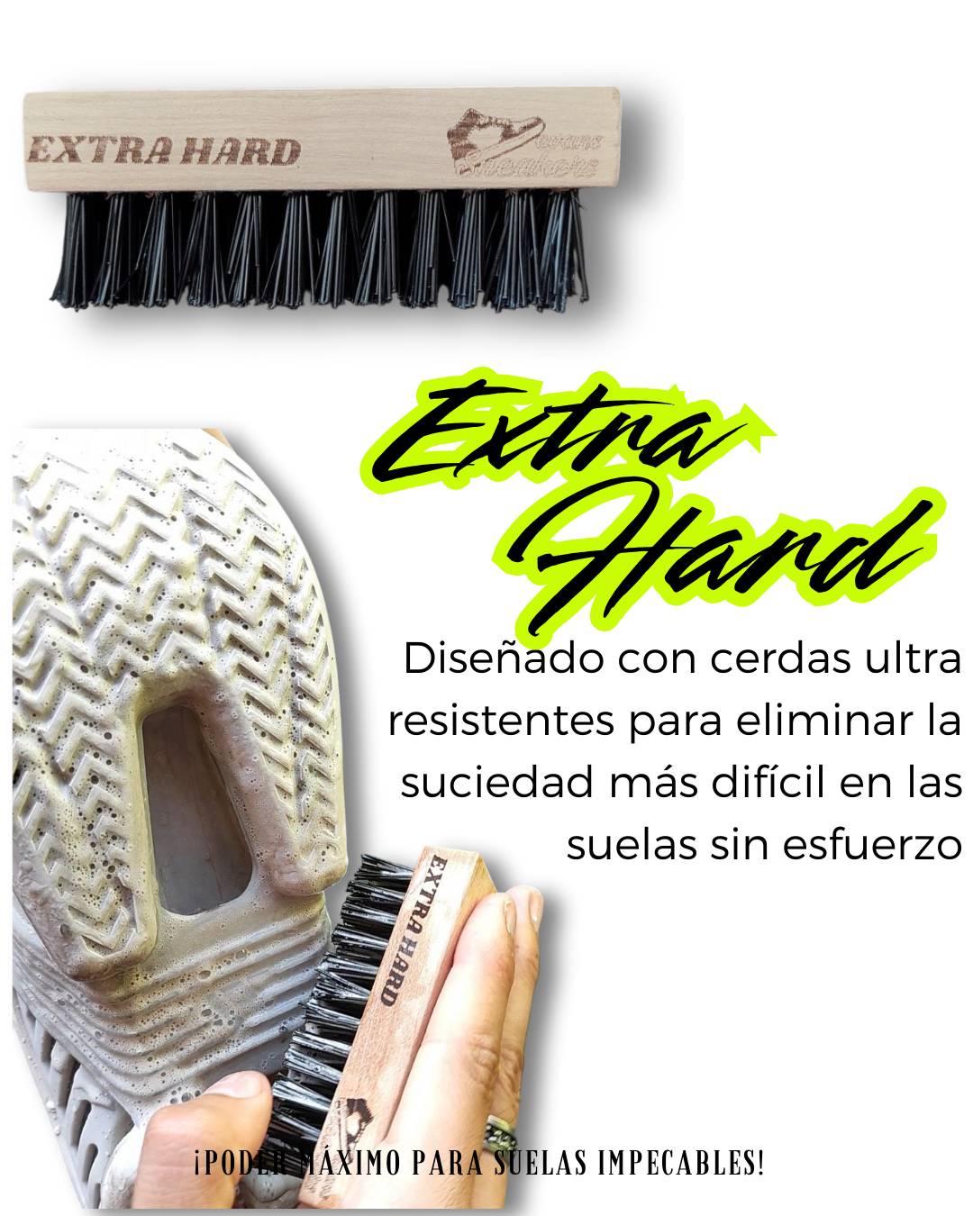Set 3 Escobillas Premium Para Zapatillas-4