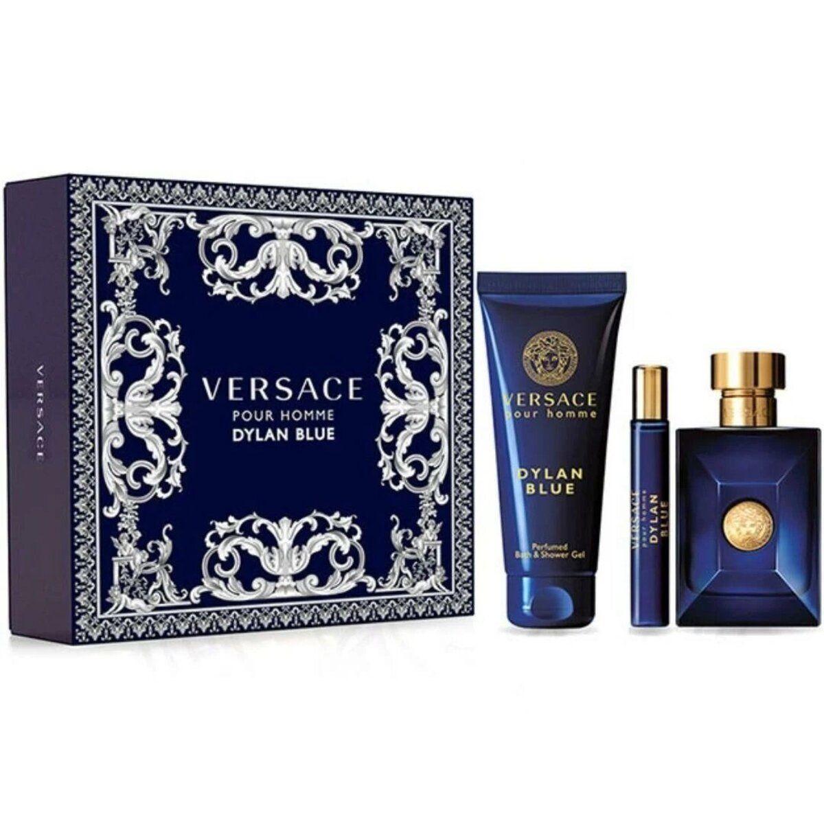 VERSACE DYLAN BLUE MEN EDT 100ML+10ML+SG 150ML-2