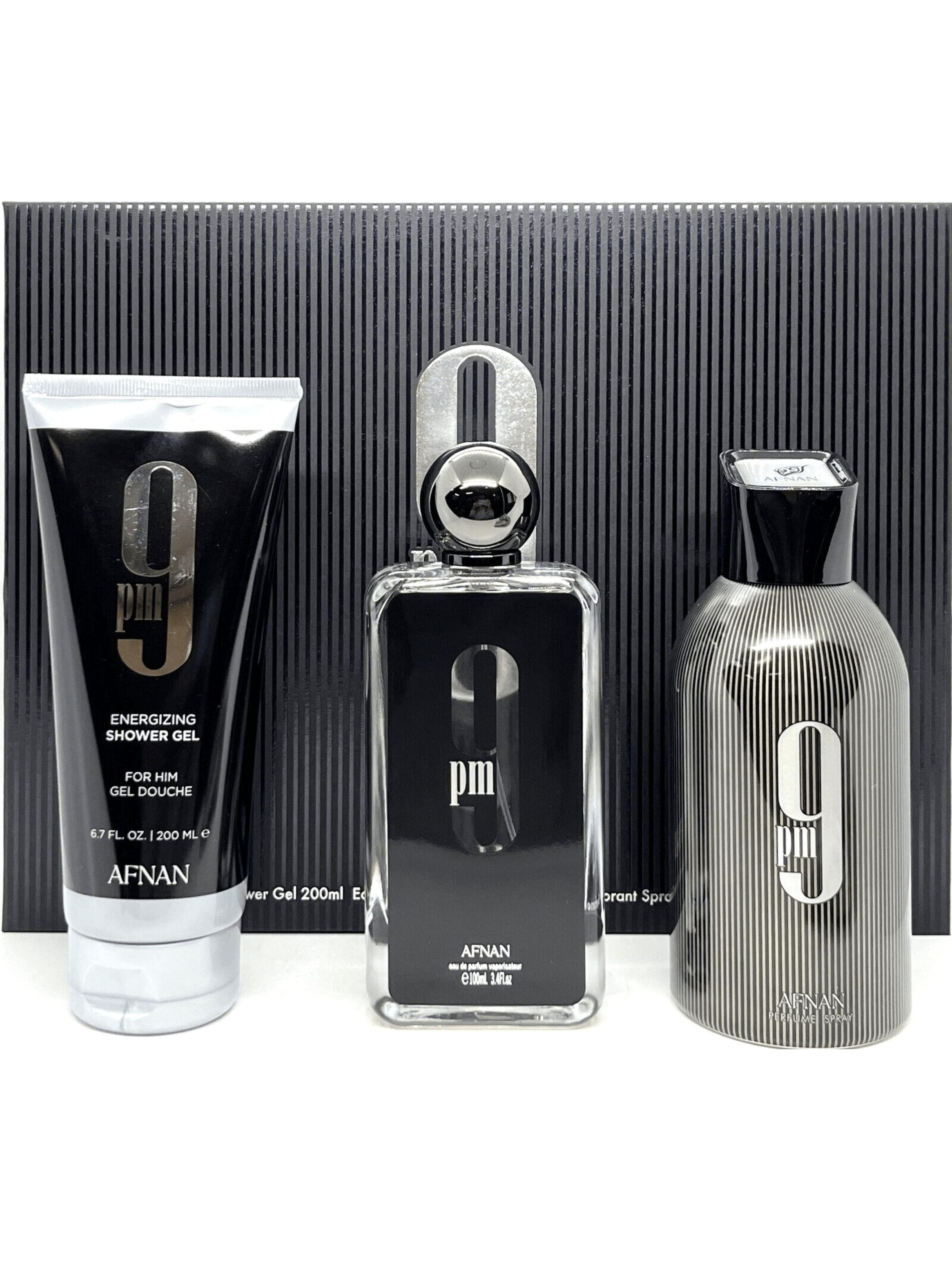 AFNAN 9PM FOR MEN EDP 100ML+SG 200ML+DEO 250ML-2