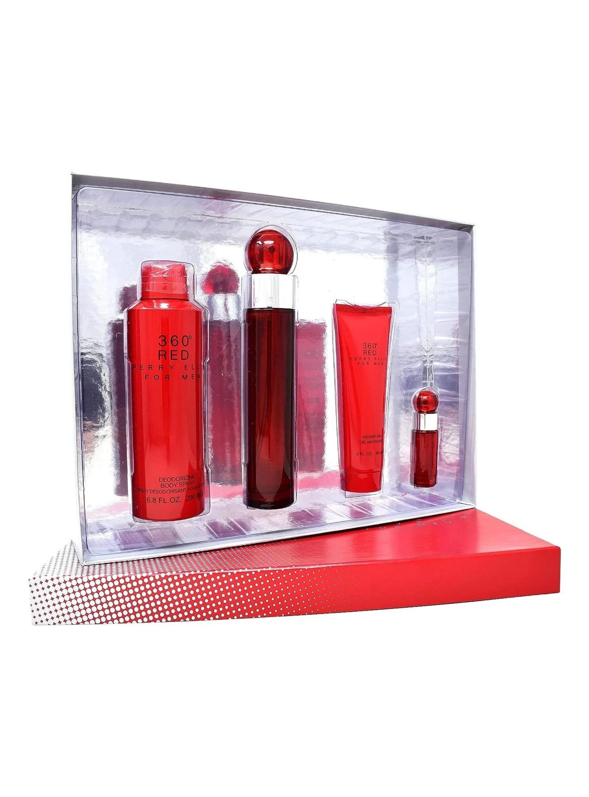 PERRY ELLIS 360 RED MEN EDT 100ML+7,5ML+BODY SPRAY+SG-2