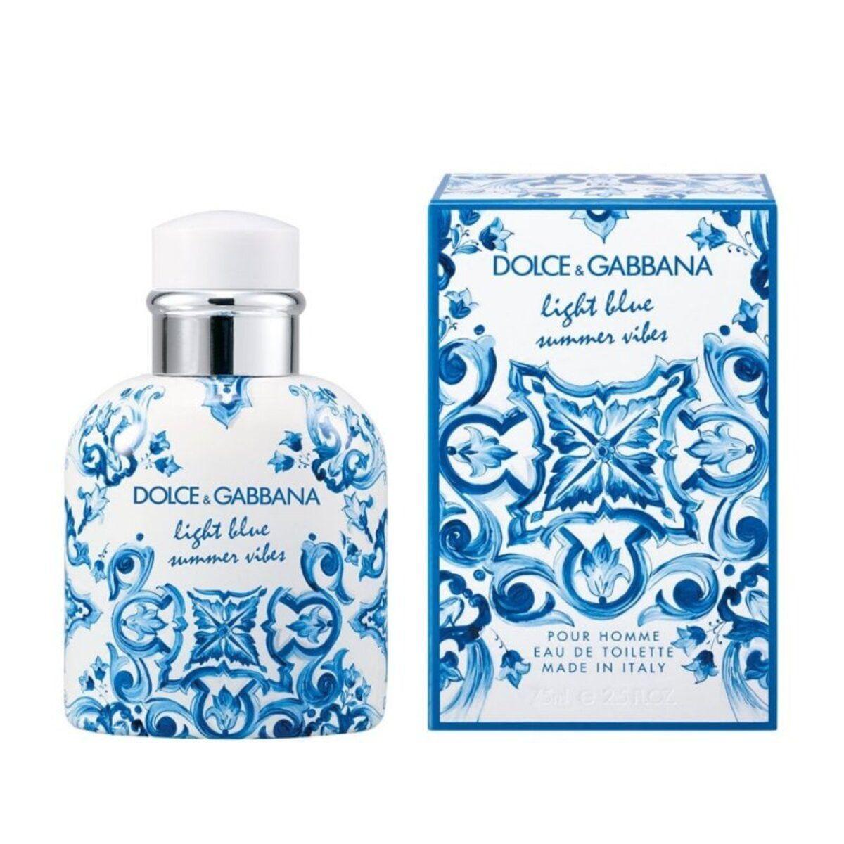 DOLCE & GABBANA LIGHT BLUE SUMMER VIBES MEN EDT 125ML-1