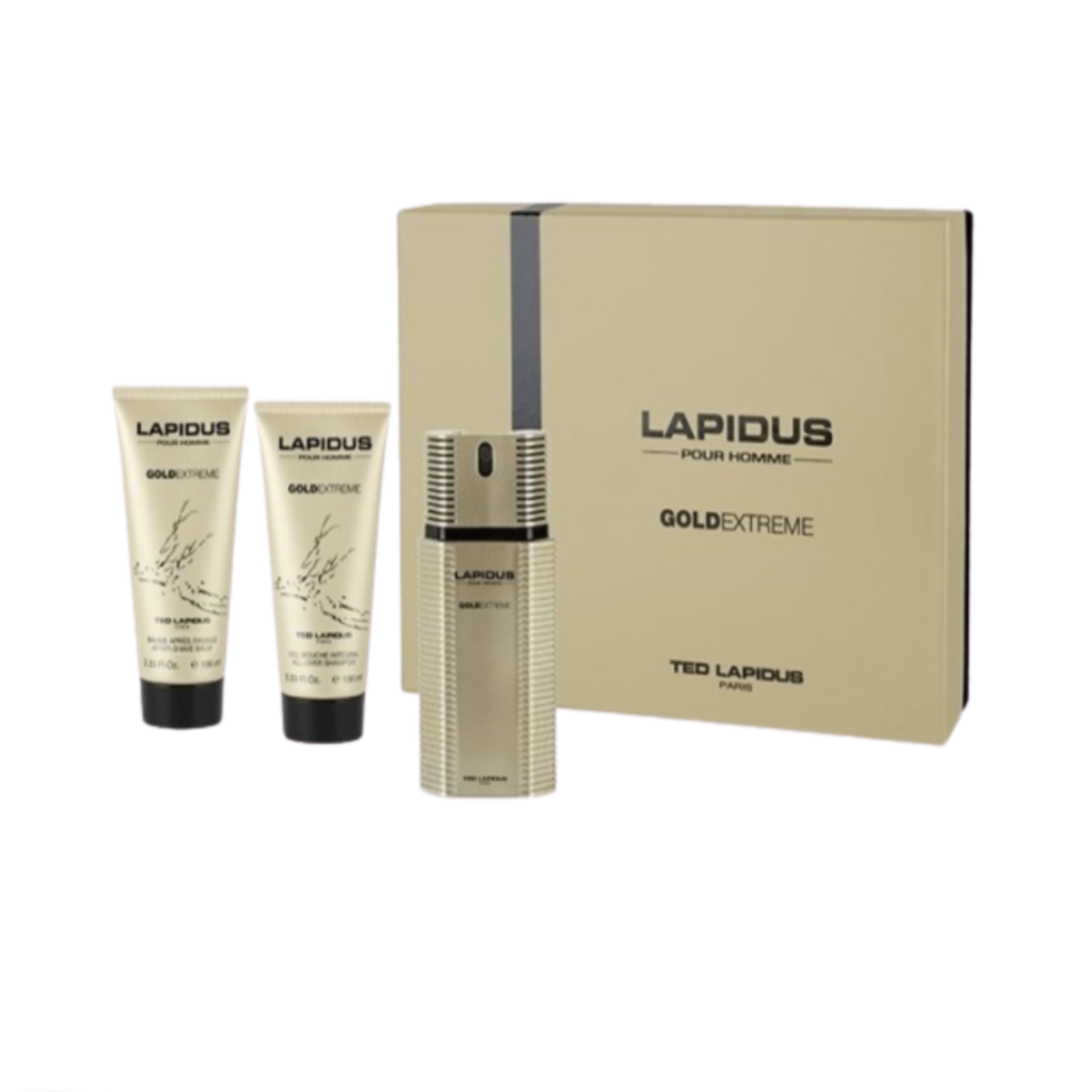Ted Lapidus Lapidus Gold Extreme Edt 100 Ml+B100+G100-0