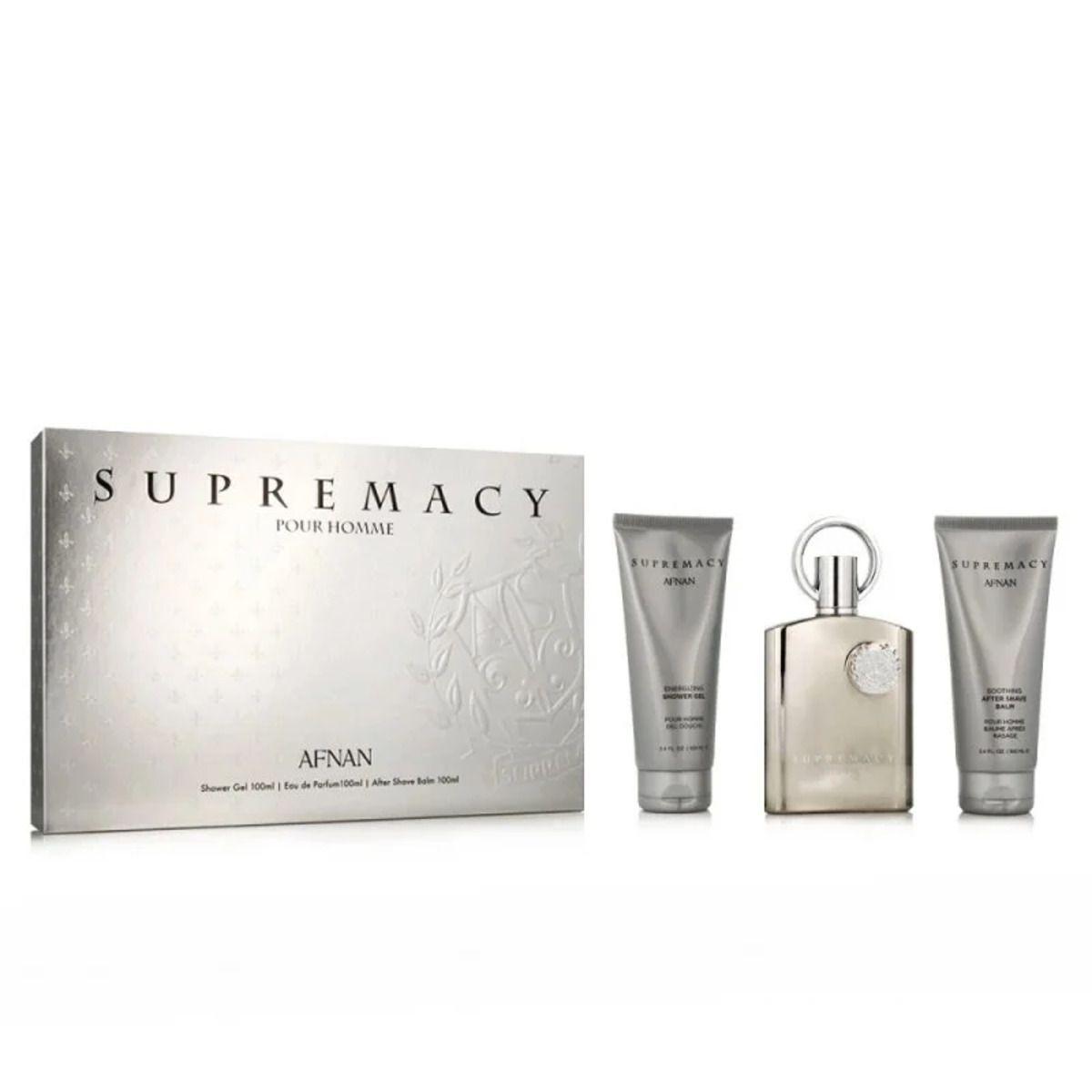 AFNAN SUPREMACY POUR HOMME EDP 100ML+SG+ASH-1