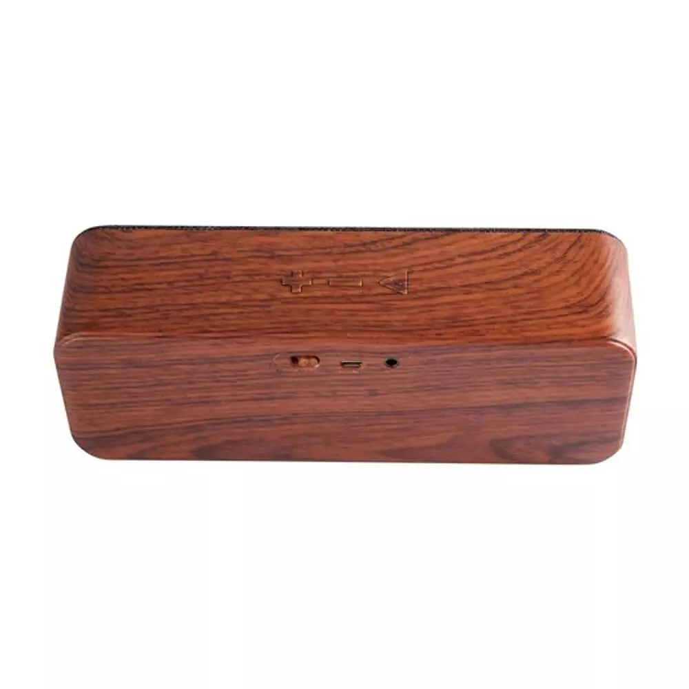 Parlante Portátil Bluetooth Aiwa Elegante Madera Café AWP70BT-2