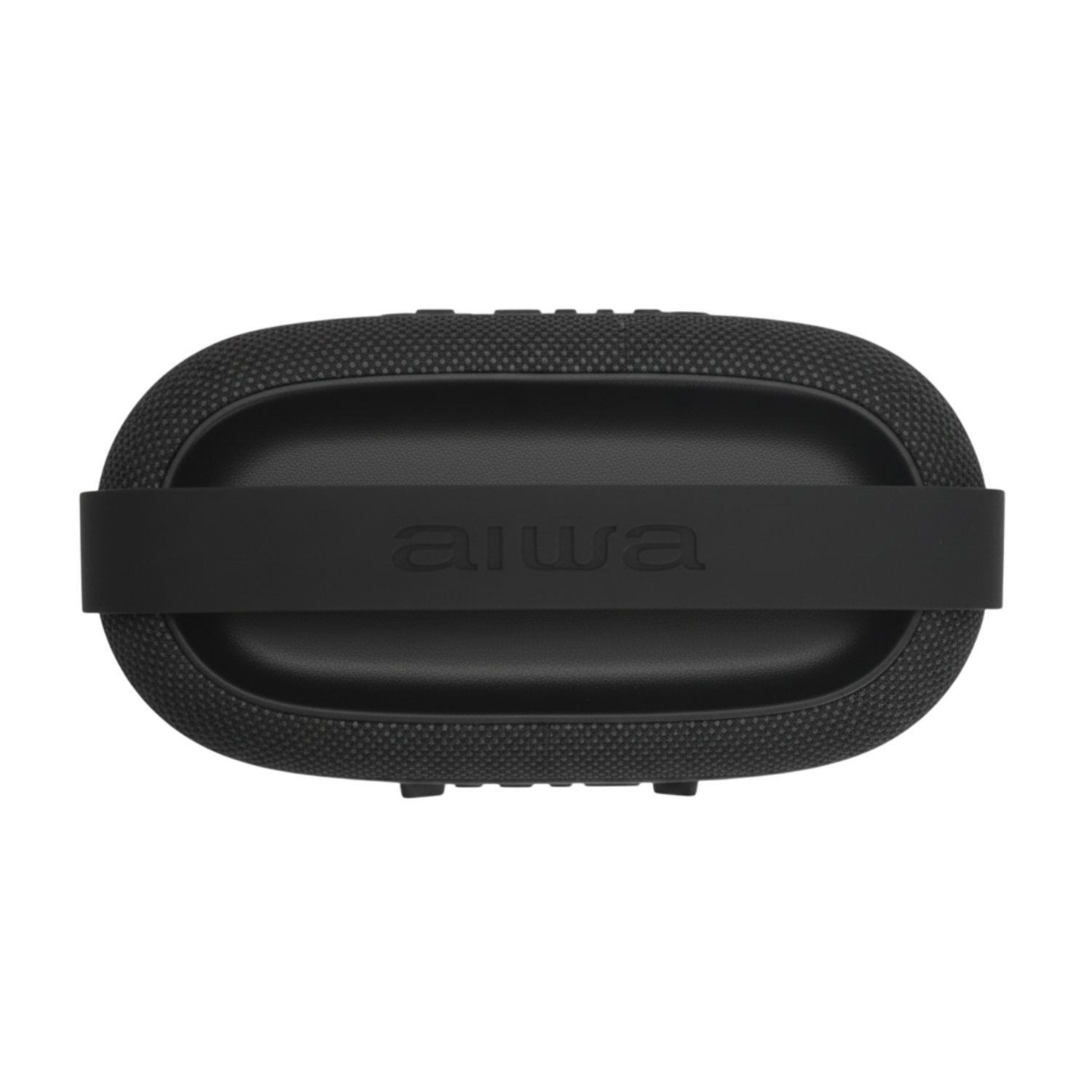 Parlante Bluetooth Portátil Negro Aiwa 7w Con Luz AWSS70BT-3
