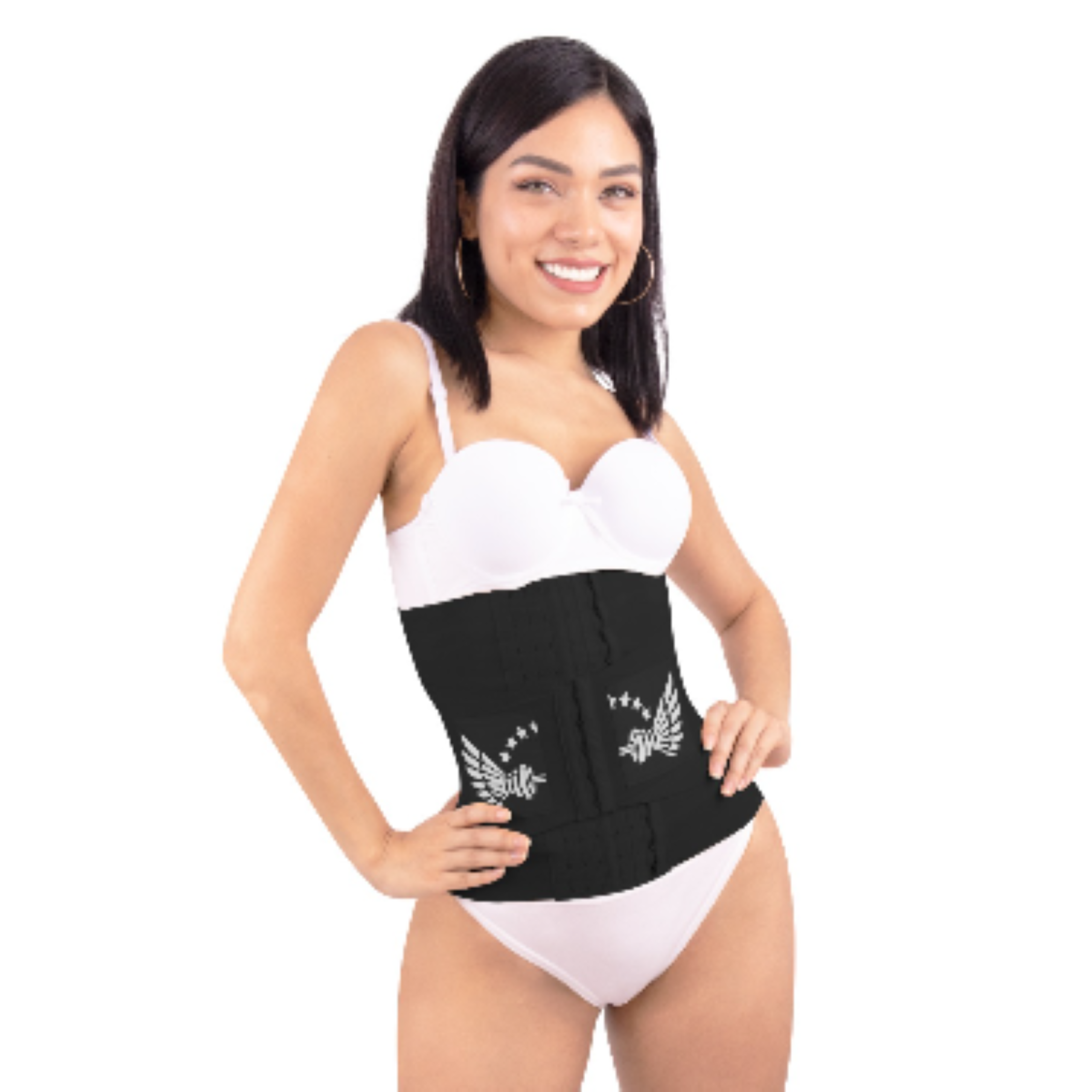 Faja Cinturilla Reductora Premium con broches Reloj De Arena Moda King-2