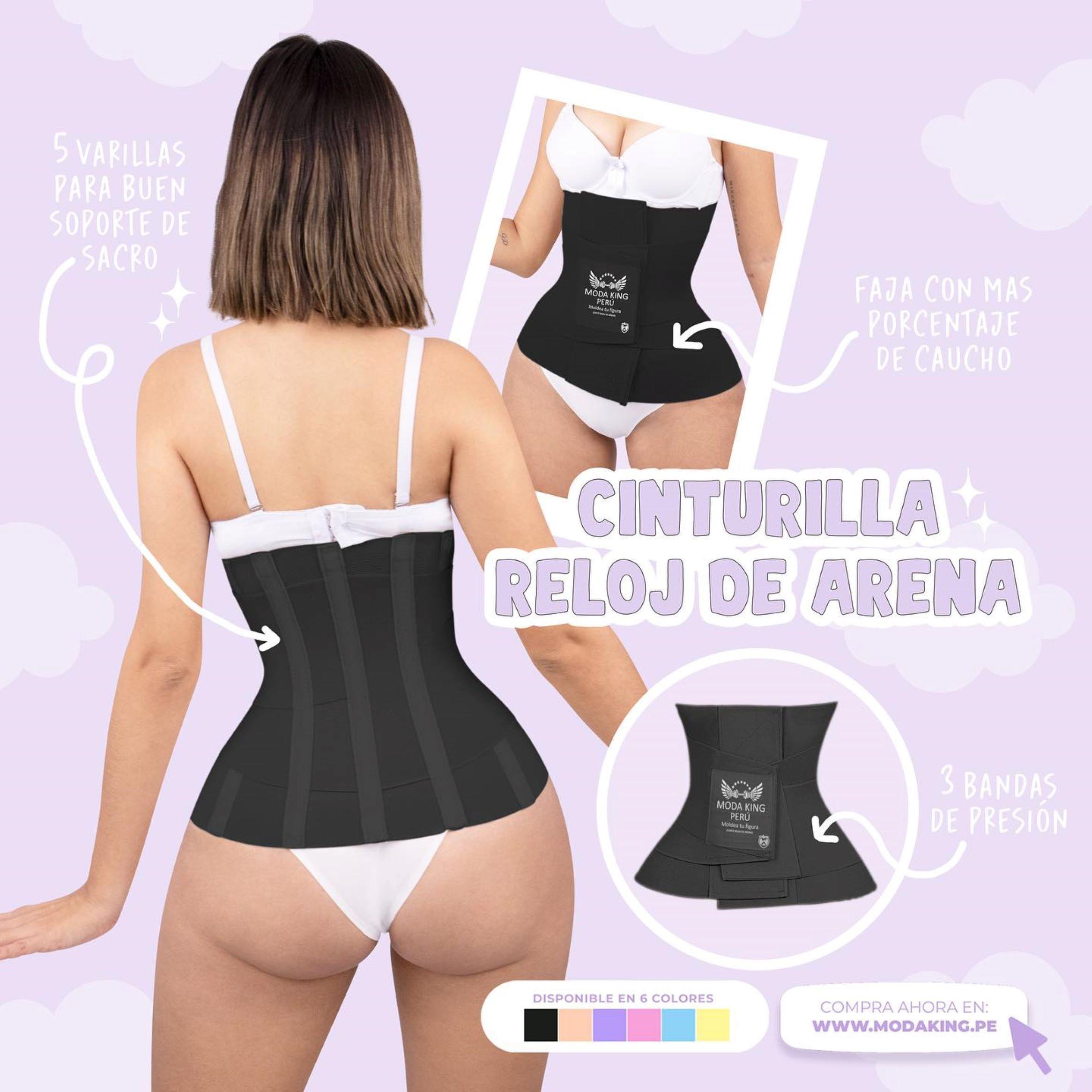 Cinturilla Faja reductora Reloj De Arena Original-3