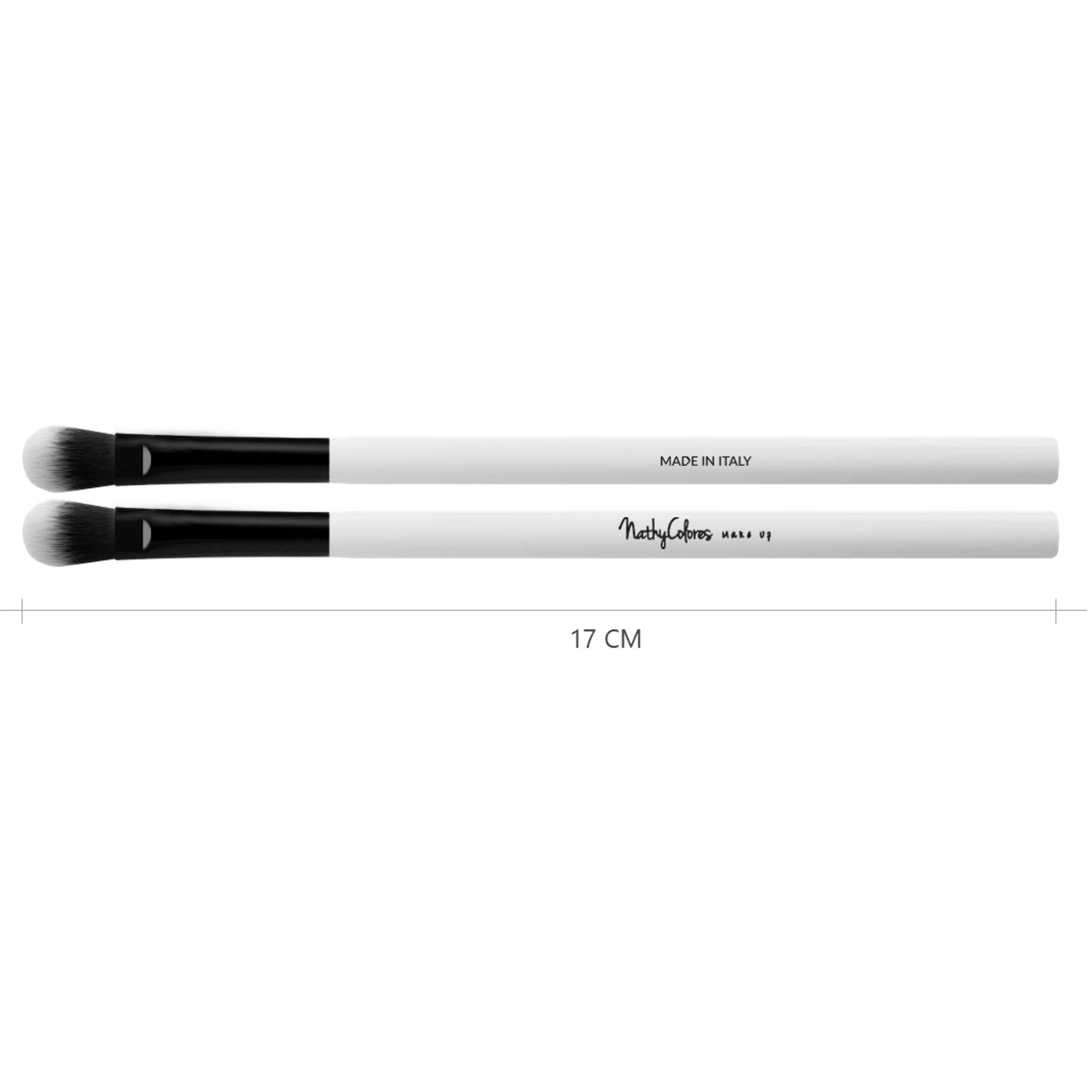 NathyColores - Brocha de Maquillaje Profesional - Celeste-2