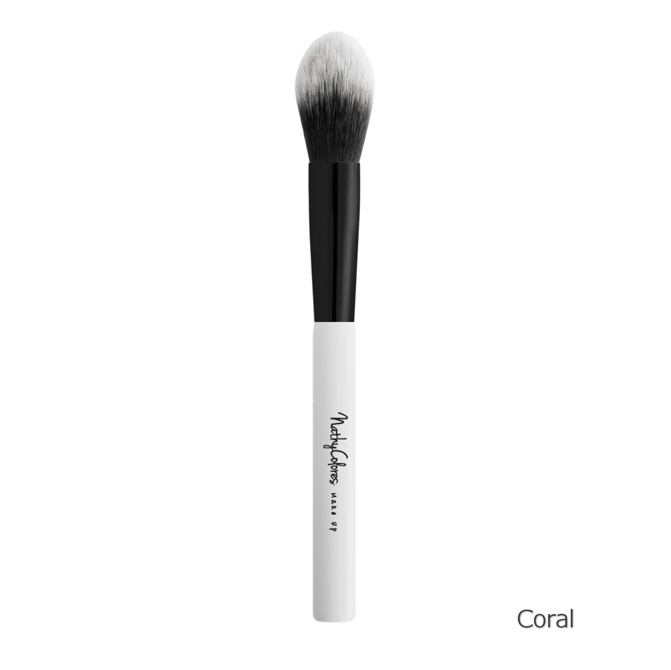 NathyColores - Brocha de Maquillaje Profesional - Coral-3