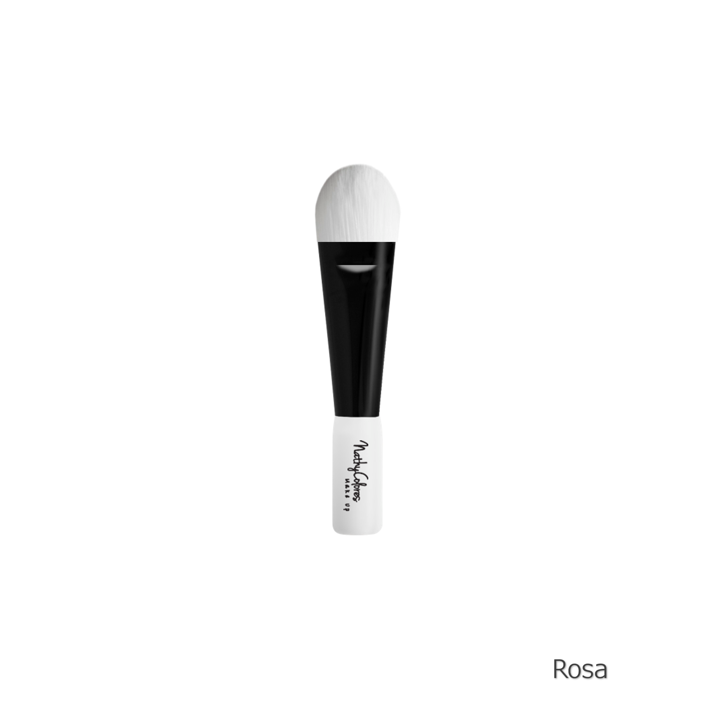NathyColores - Brocha de Maquillaje Profesional - Rosa-3