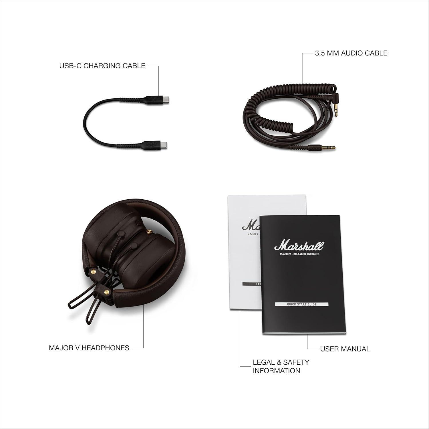 AURICULARES INALÁMBRICOS MARSHALL MAJOR V BROWN-6