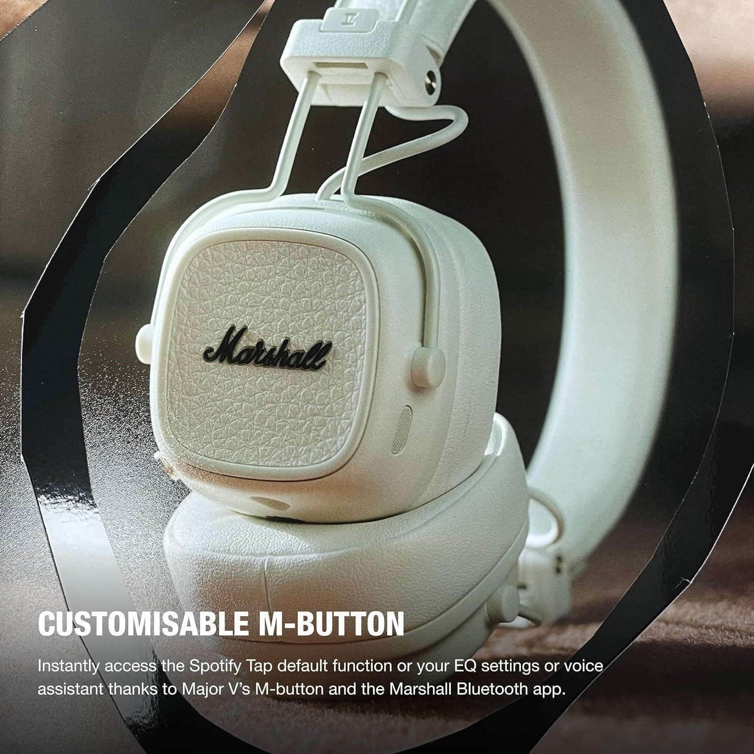 Audifono On-ear Major V Marshall Crema-4