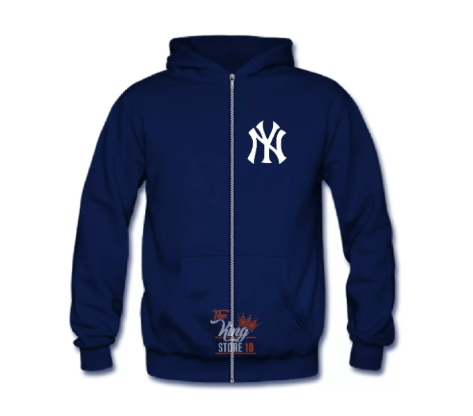 Poleron Con Cierre Yankee, Fanaticos, Mlb, The King Store 10 Talla L-0