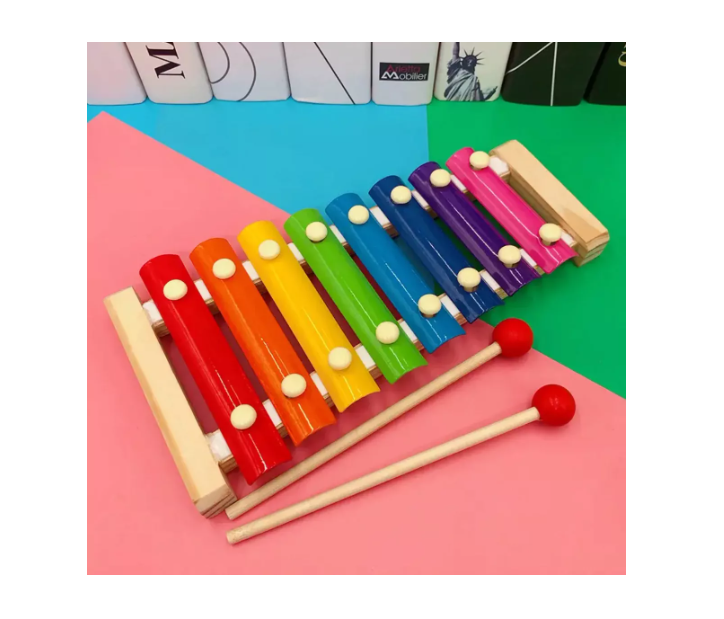 Juguetes Didácticos De Madera Musicales Para Bebés Pack 5-1