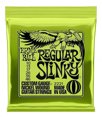 Cuerdas Ernie Ball 2221 Regular Slinky 10-46-0