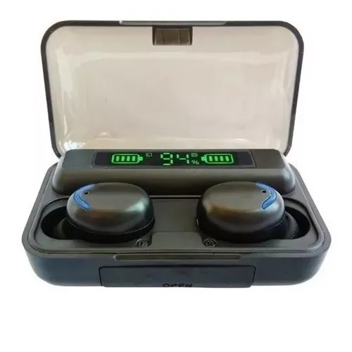 Los audífonos in-ear gamer inalámbricos Shenzhen Yihaotong Bluetooth F9-5 en negro con luz LED son -1