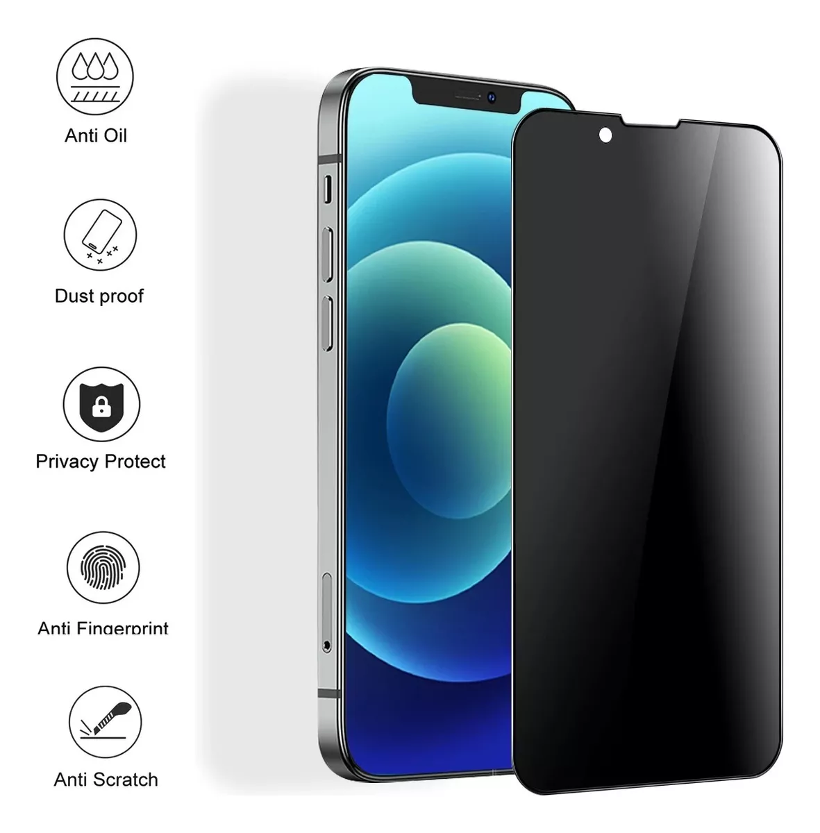 Lamina Pantalla Anti Espía Para iPhone (13mini)-1