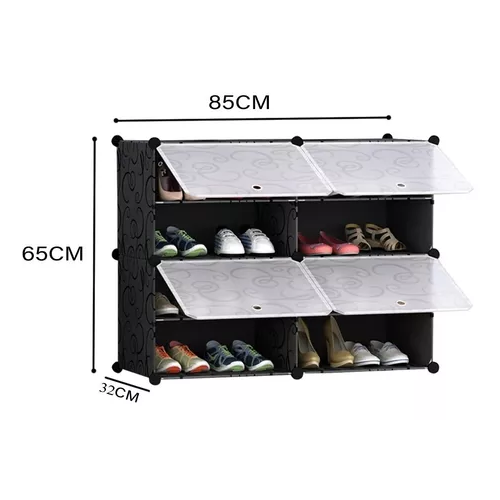 Zapatero Organizador De Zapatos 2 Pisos Estrecho Bonito-1